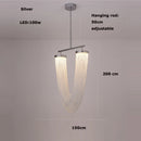 lustre art déco led dimmable en aluminium doré design élégant moderne