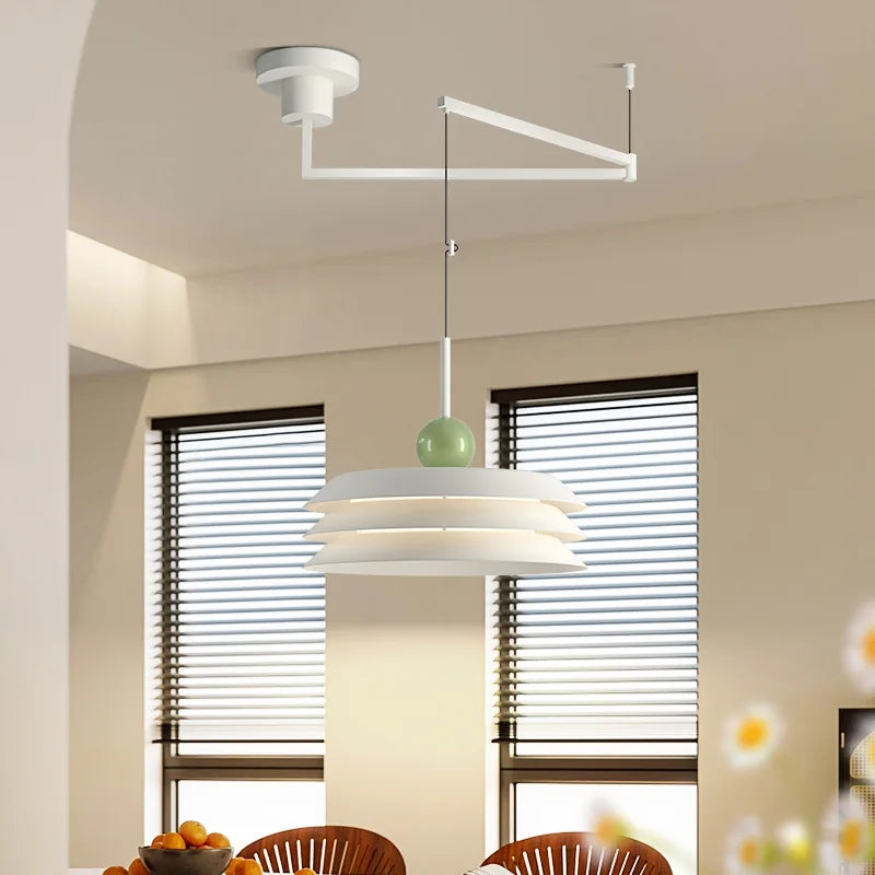 Suspension nordique led décoration maison éclairage intérieur - vue 6 sur 18