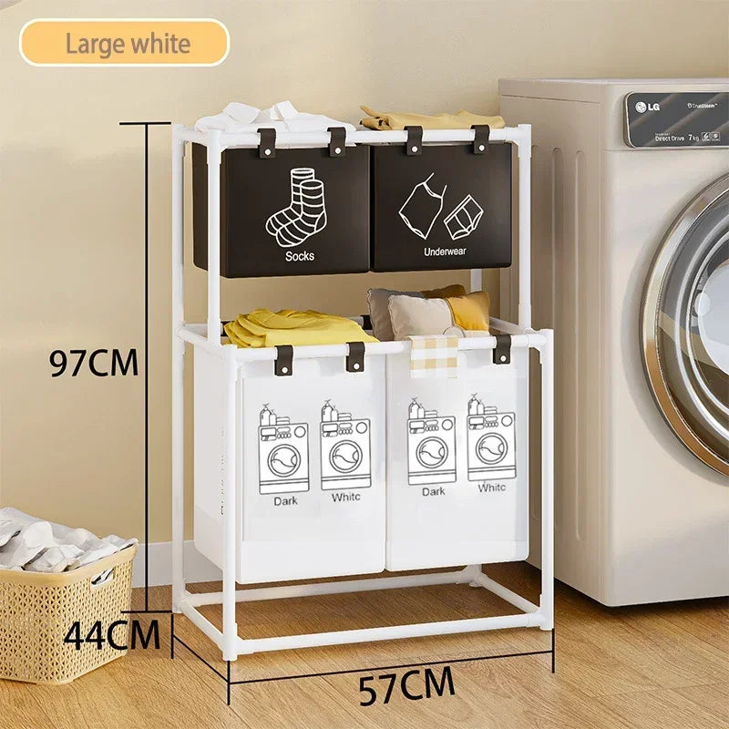 Laundry Baskets Folding laundry basket, dirty clothes storage bag, large capacity clothes basket for bathroom use - vue 12 sur 12