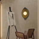 Wabi Sabi-Creative Boat LED Wall Light, Interior Resin Decorative Light, Designer, Hotel, Villa, Cafe, Aisle, G4