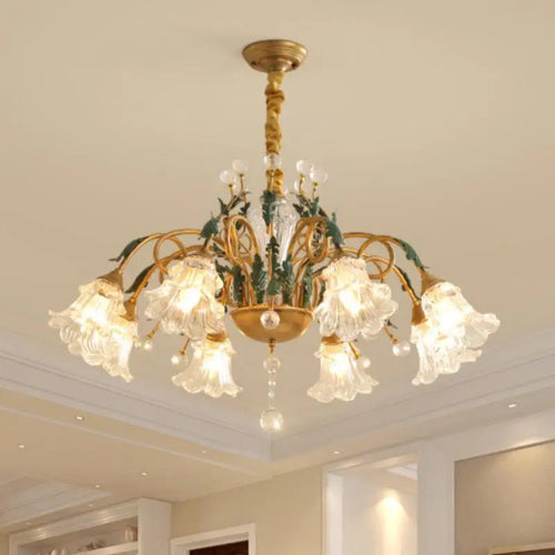 lustre moderne en cristal pour un éclairage raffiné - vue 4 sur 10