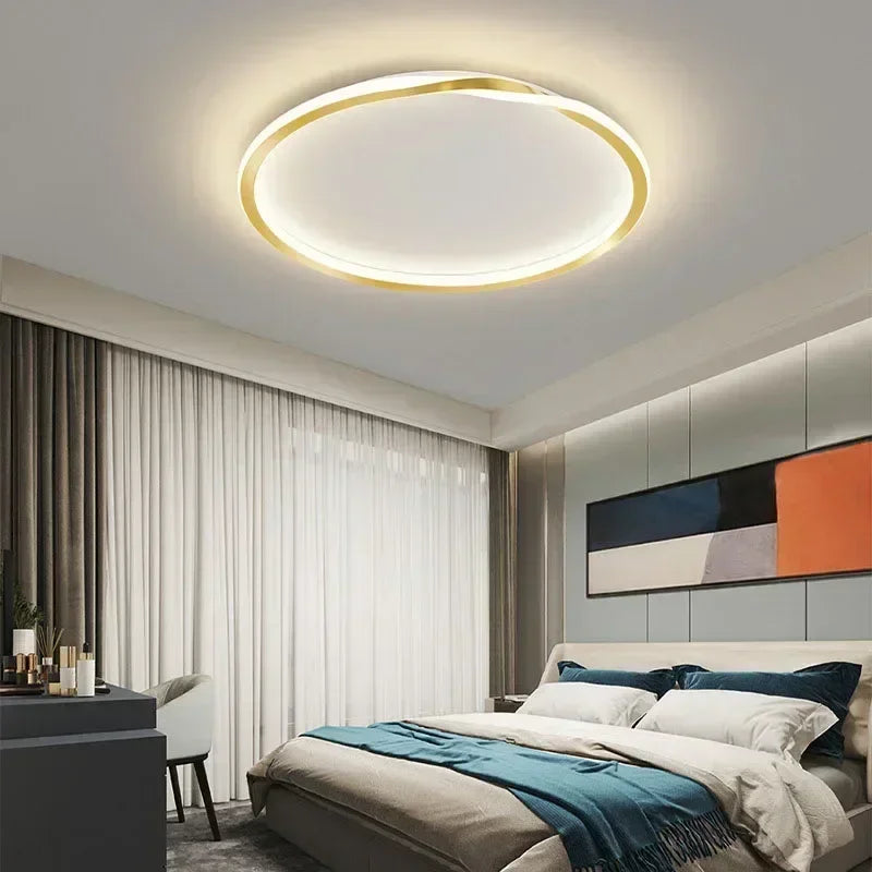 plafonnier moderne à leds pour décoration intérieure élégante - vue 4 sur 18