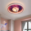 Moderne LED-Deckenleuchte für das Kinderzimmer Astronaut Dekorativ