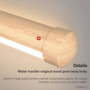 Moderne LED-Wandleuchte mit Holzmaserung für die Innendekoration