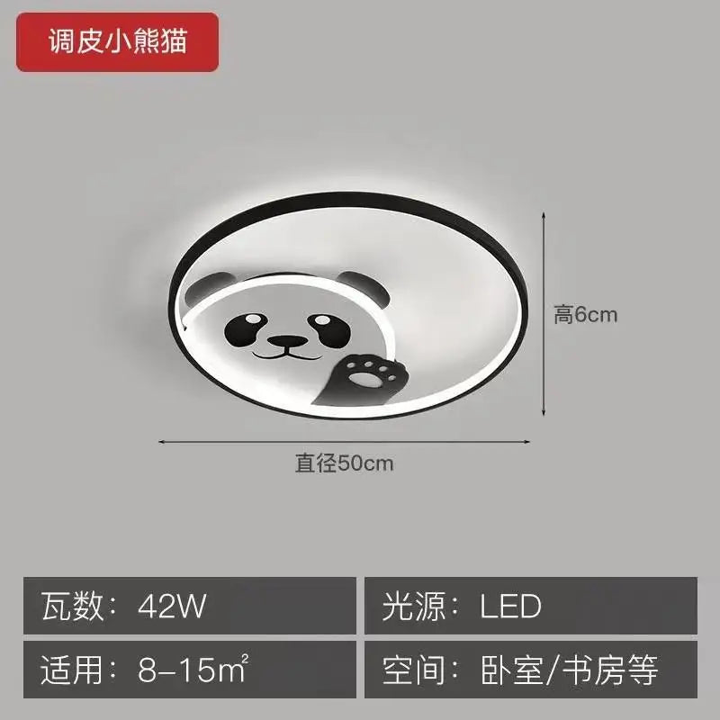 plafonnier led rond pour enfants protection des yeux éclairage doux - vue 13 sur 15