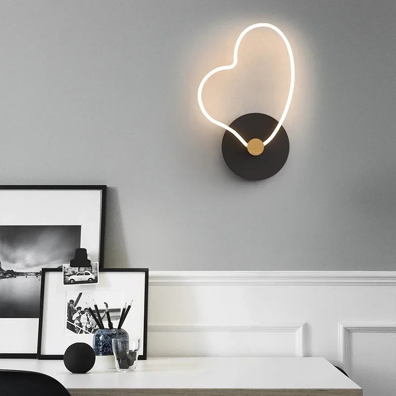 applique murale led moderne style nordique simple décoratif - vue 4 sur 14