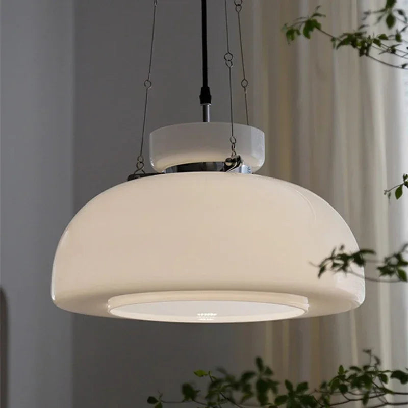 lustre en verre nordique pour décoration intérieur moderne - vue 3 sur 7