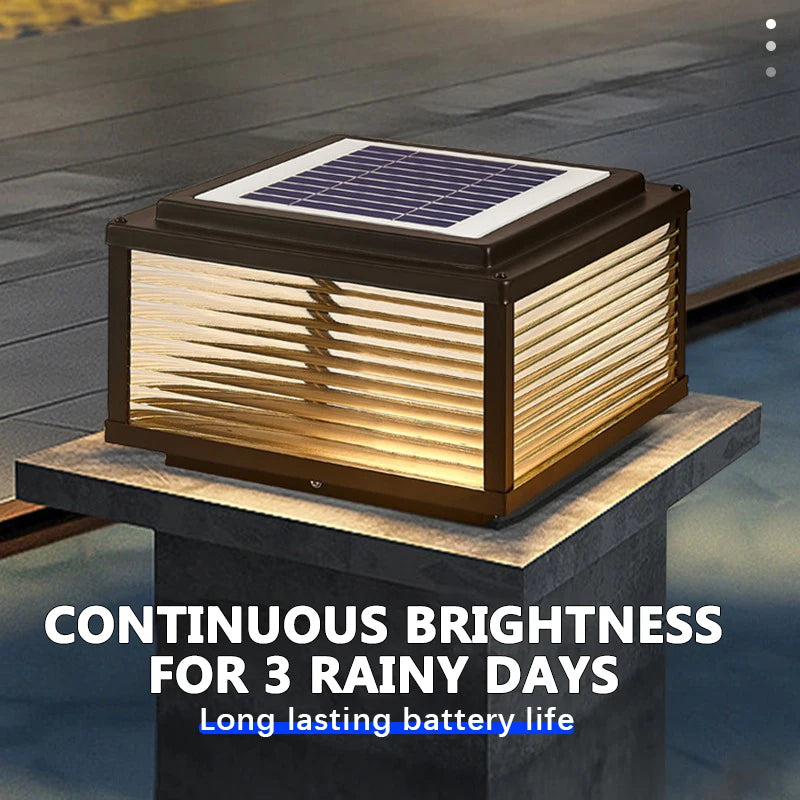 Dekorative LED-Solar-Außenleuchte mit Fernbedienung und vier Farben - vue 7 sur 12