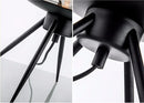 lampe de table led nordique moderne en verre pour décoration nocturne