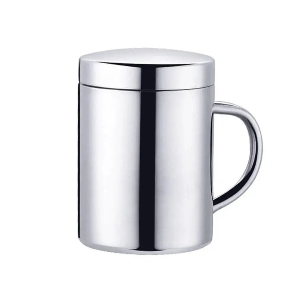 Mug inox double paroi avec anse incassable