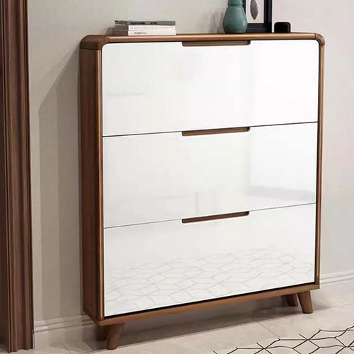 meuble à chaussures en bois design moderne gain de place luxe