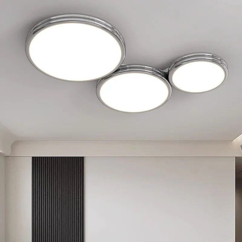 Luxueux plafonnier LED Macaron soin de la vue maison - vue 2 sur 24