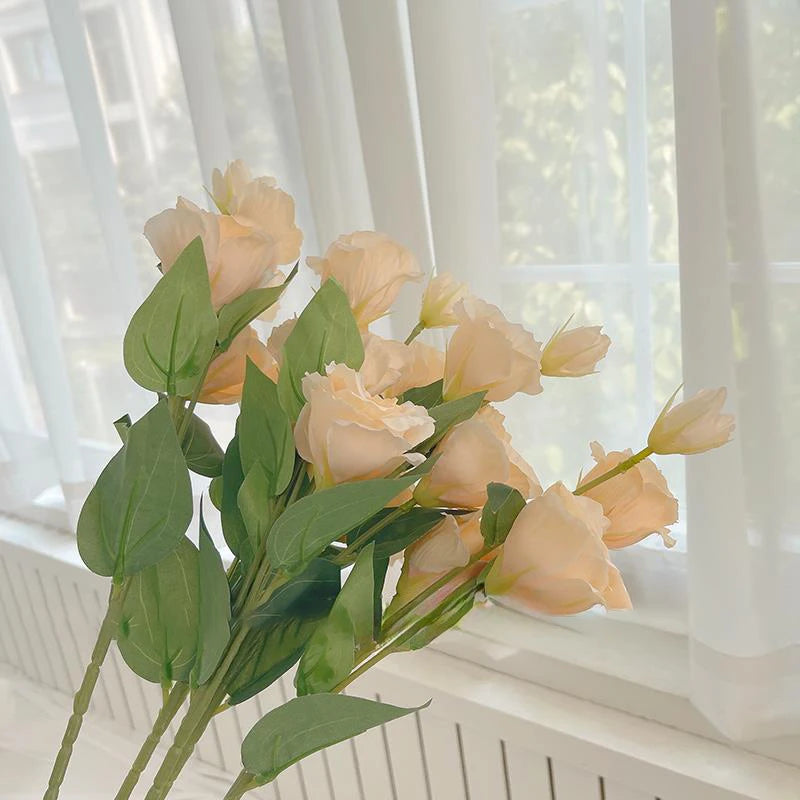 grandes roses artificielles en soie pour décorations diverses - vue 7 sur 10