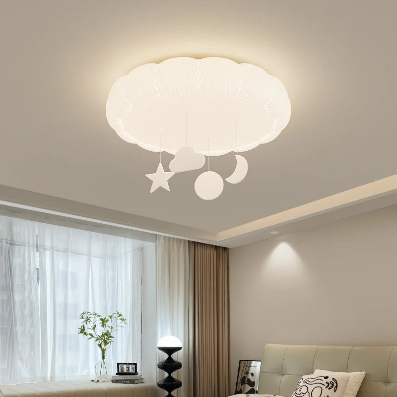 plafonnier led coquille romantique pour garçon ou fille - vue 6 sur 8