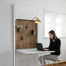 Nordische Wandleuchte im Industrie-Stil mit schwenkbarem Retro-Arm