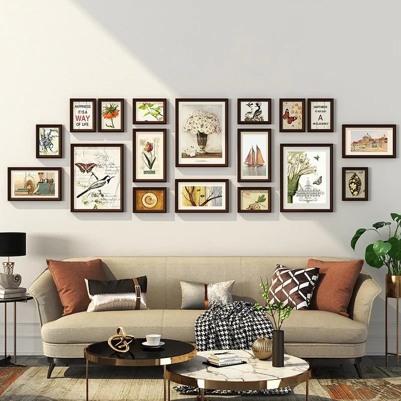 ensemble de cadres photo créatifs pour décoration moderne - vue 8 sur 8