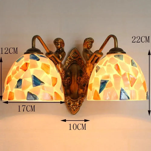 Dekorative Boho-Retro-Wandleuchten handgefertigt - vue 11 sur 13