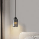 lampe suspendue nordique en verre et laiton fil réglable