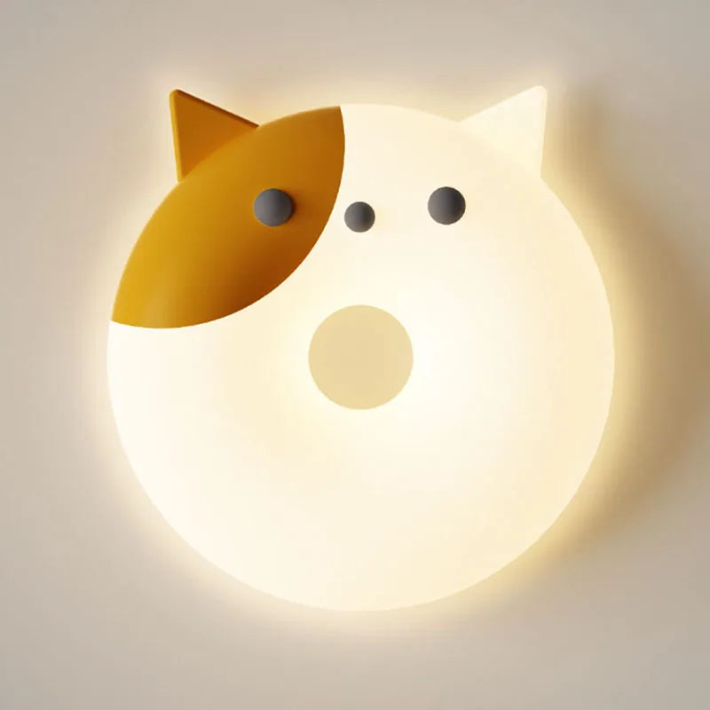 plafonnier led chat mignon pour chambre d'enfant prince et princesse - vue 7 sur 13