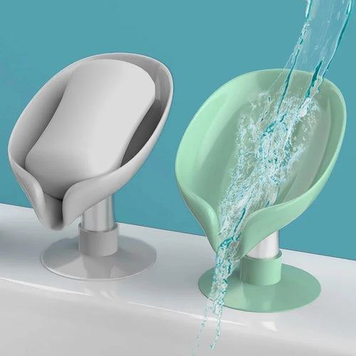 boîte à savon en forme de feuille pour salle de bain - vue 2 sur 7