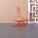 bougeoir en verre pour décoration de mariage et centre de table