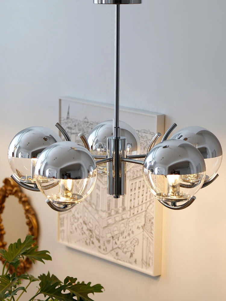 lustre bulle led éclairage intérieur décoratif de luxe - vue 10 sur 9