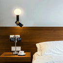 Moderne nordische LED-Wandleuchte mit drehbarem Design
