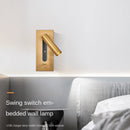 applique murale intérieure led avec chargement usb pour hôtel
