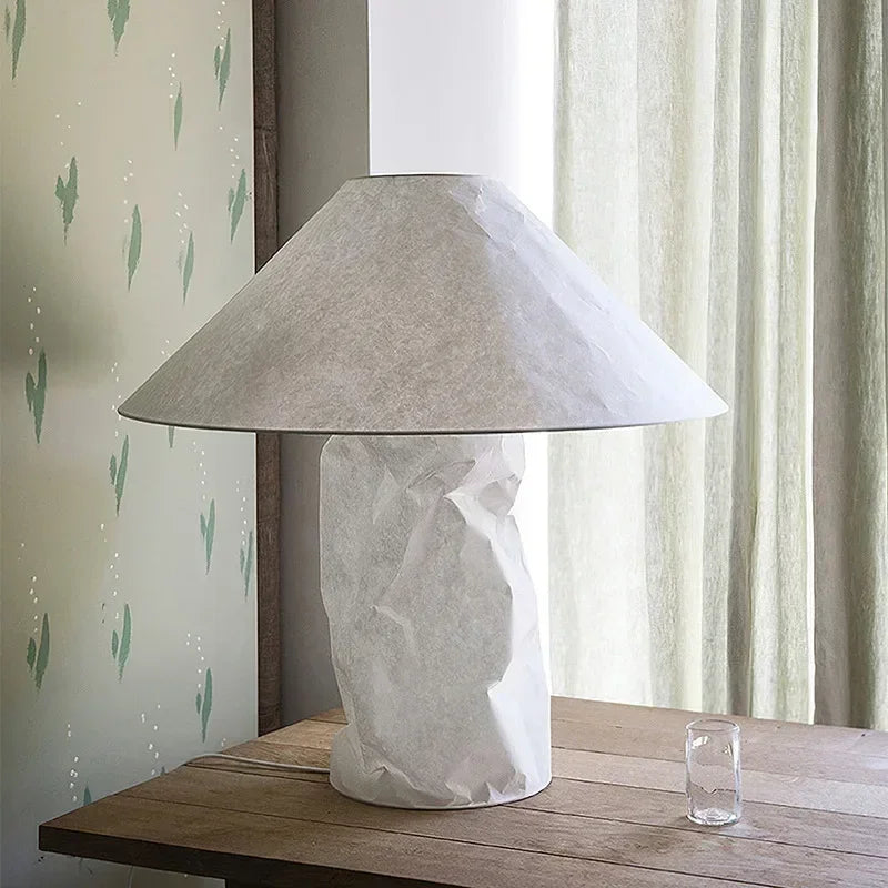 lampe à poser de luxe style wabi-sabi nordique design créatif - vue 6 sur 9