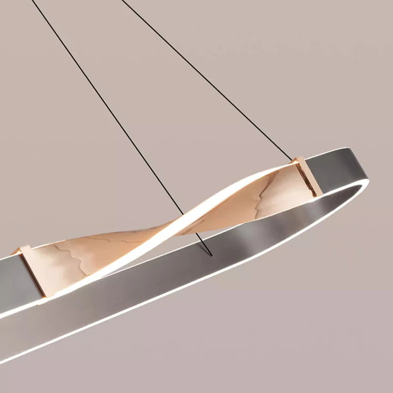 lustre led décoratif moderne suspension plafonnier éclairage intérieur - vue 6 sur 6