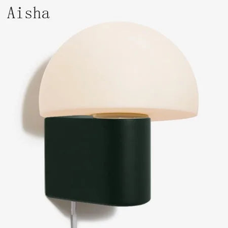 Wandleuchte aus Glas nordischer moderner Minimalismus - vue 3 sur 6