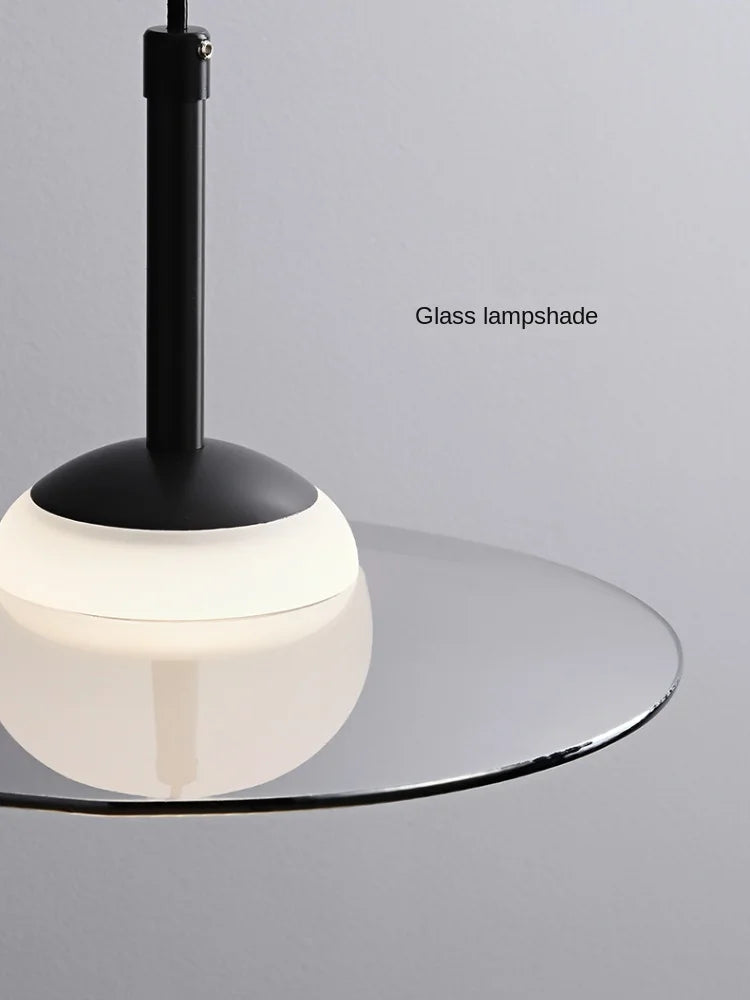 suspension minimaliste en verre pour café bar et restaurant - vue 6 sur 9