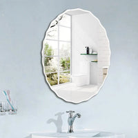 miroirs décoratifs ovales en macramé pour décoration intérieure