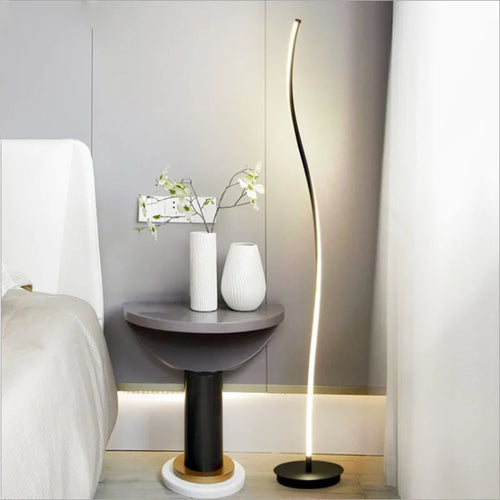lampadaires led silice gel salon étude