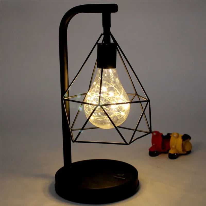 Lampe de Table rétro noire