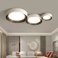 lustre nordique qiyimei éclairage intérieur lumières circulaires
