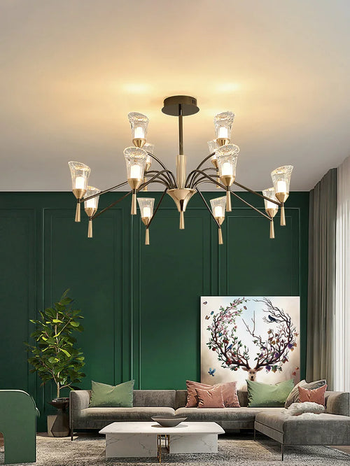 lustre moderne suspendu pour un éclairage élégant intérieur - vue 3 sur 9