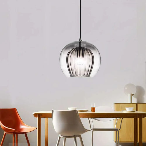 Moderne Pendelleuchte aus Glas für elegante Inneneinrichtung - vue 4 sur 15