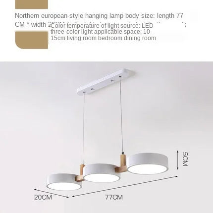 Moderne Pendelleuchte im nordischen Design aus Holz