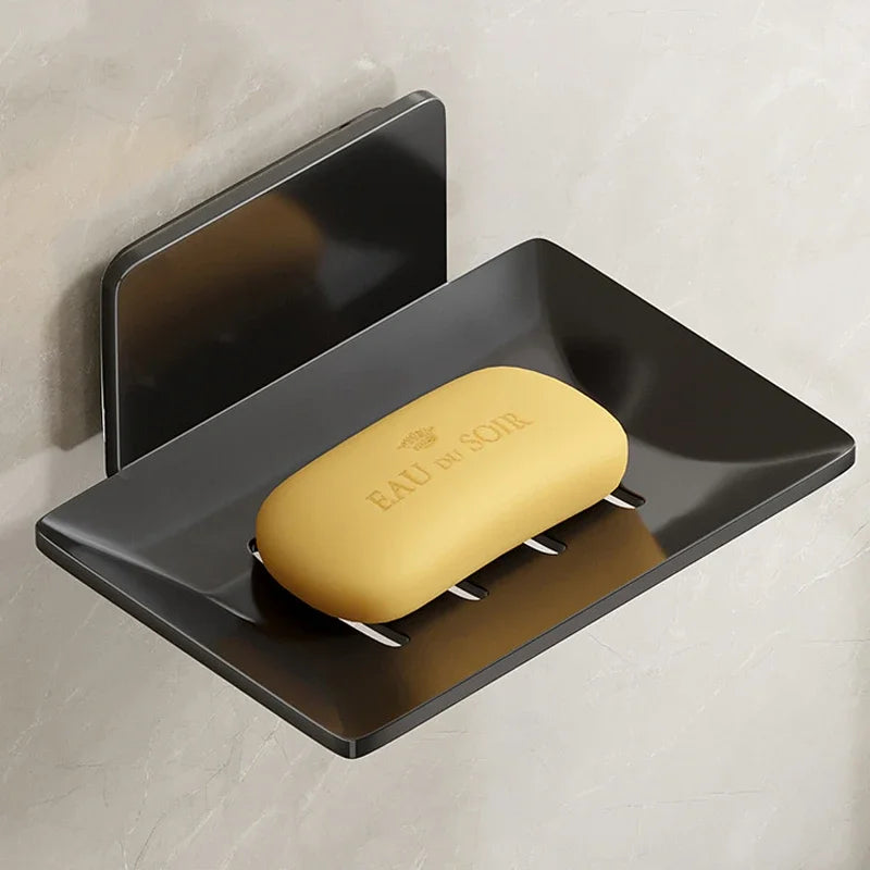 porte-savon mural en aluminium pour rangement et organisation - vue 8 sur 9