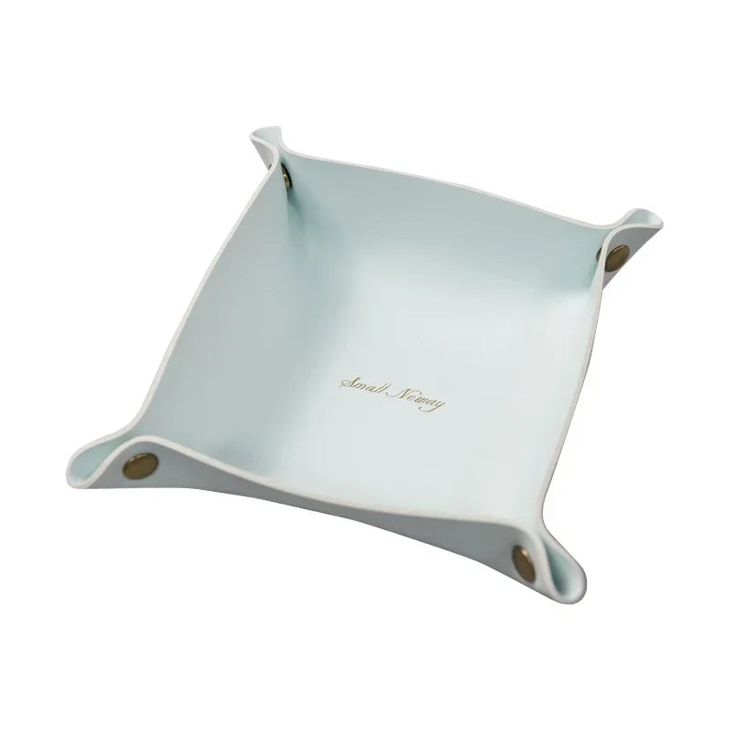 boîte de rangement en cuir pour bureau et accessoires - vue 18 sur 20