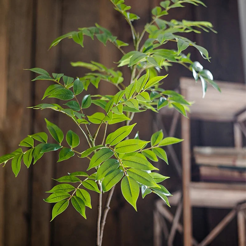 grande branche artificielle de ficus pour décoration intérieure et extérieure - vue 6 sur 9