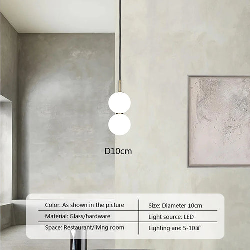 suspension en verre design pour décoration moderne et élégante