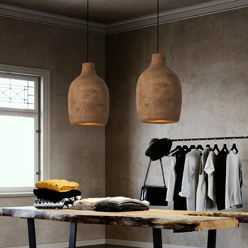Suspension design nordique nostalgique wabi-sabi droplight - vue 5 sur 8