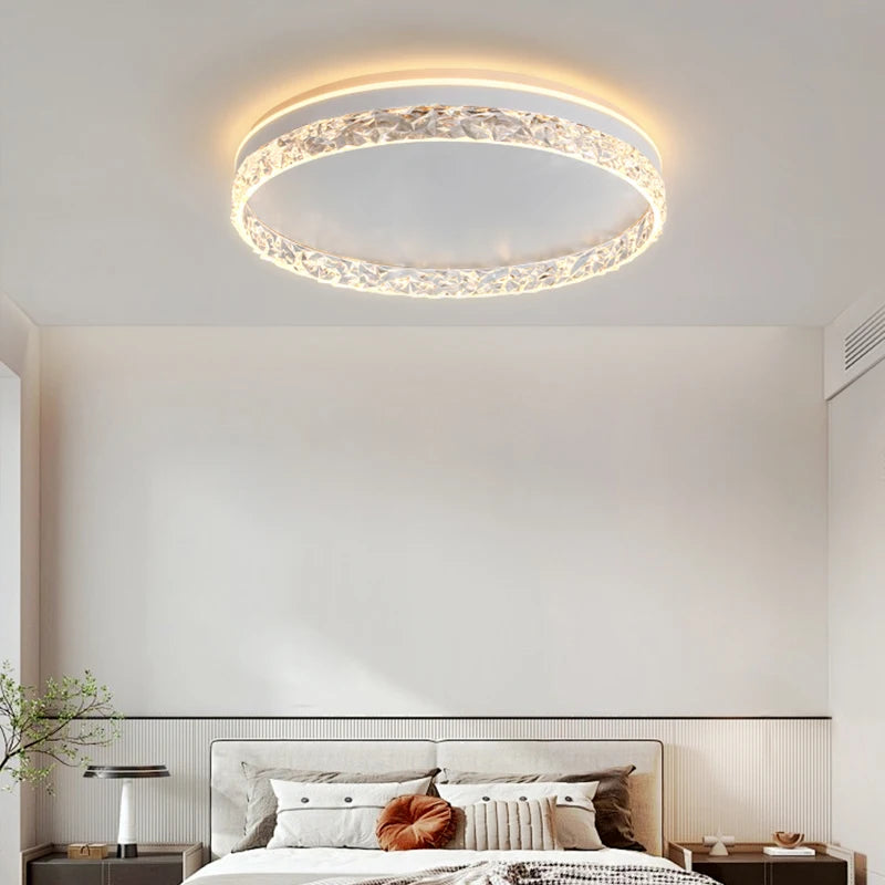 plafonnier moderne luxe diamant design éclairage décoratif intérieur - vue 4 sur 8