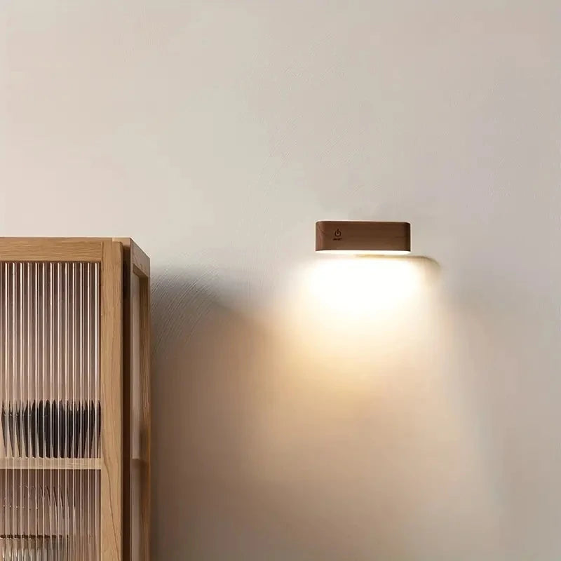 Wall Sconces Rechargeable Wall Lights With 360 Rotation,Dimmable Battery Operated Wall Sconce - vue 7 sur 8