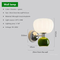 Applique murale LED modernes crème brise citrouille appliques G9 ampoule pour chambre chevets étude salon couloir salle à manger éclairage