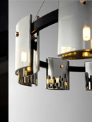 Moderner Glaskronleuchter für elegantes Designlicht