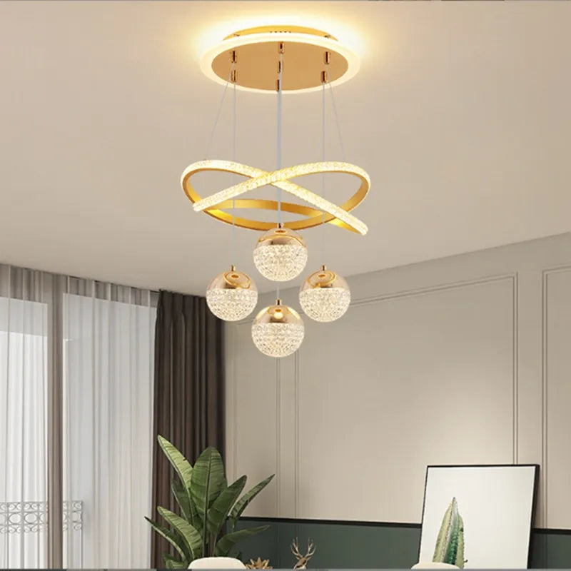 Suspension LED au design moderne Simple - vue 5 sur 10