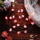 guirlande lumineuse en cristal pour décorations de fêtes